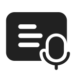 Slide Microphone SVG Icon